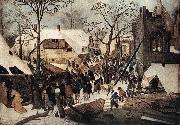 BRUEGHEL, Pieter the Younger Adoration of the Magi df Spain oil painting artist